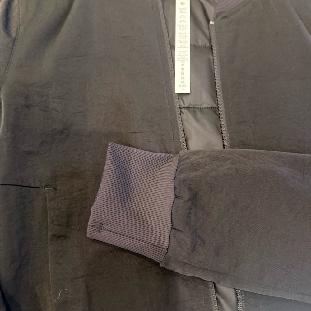 Lululemon Athletica Black Bomber Jacket - Picture 2 of 4